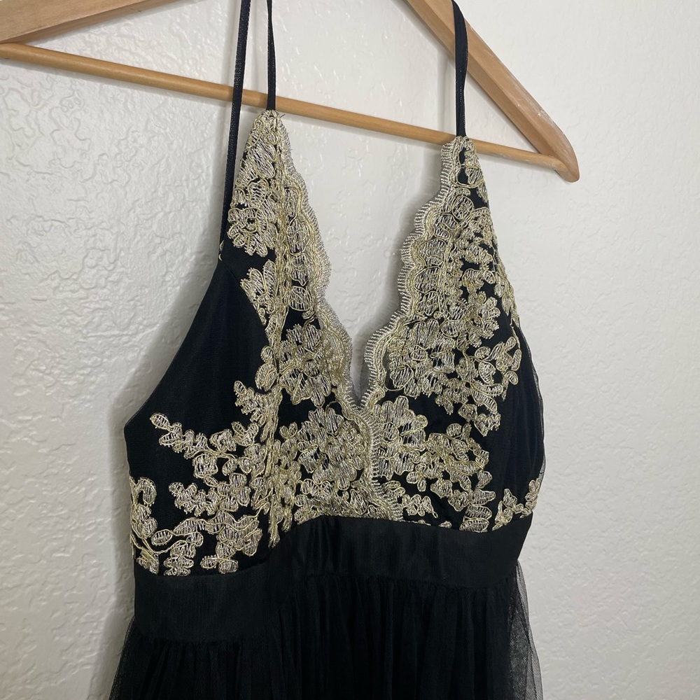 Gorgeous black tulle formal dress